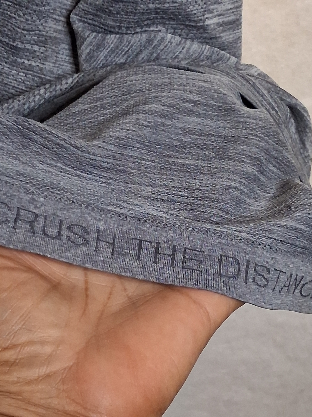 Lululemon Swiftly Tech Racerback Tank Top Slate White Gray Sz 6 EUC - Picture 5 of 7
